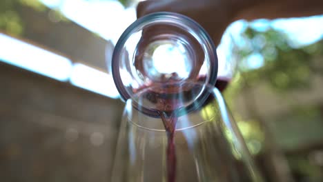 Pouring-wine-from-a-decanter-into-a-glass