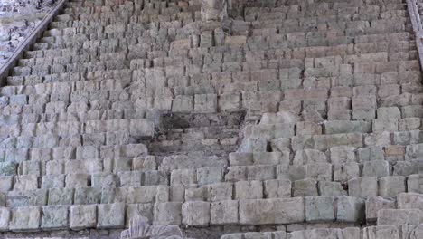 Tilt-up-hieroglyphic-Stairway-at-ancient-Copan-Mayan-ruin-in-Honduras