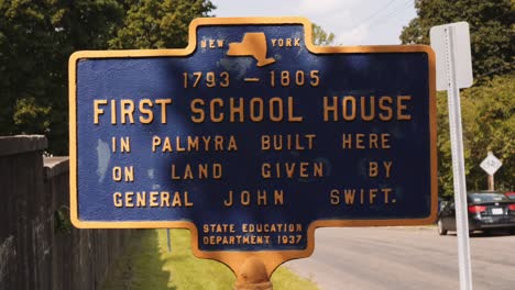 Landmark-shot-of-the-first-school-near-Downtown-Palmyra-New-York