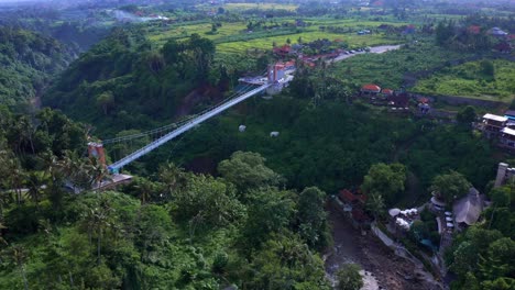 Aerial-View-Of-Blangsingah-Glass-Bridge-In-Bali,-Indonesia