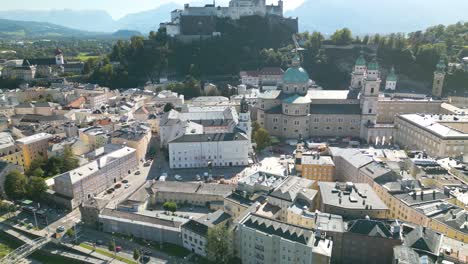 Beautiful-Pan-Up-Reveals-Salzburg-Castle---Drone-Shot