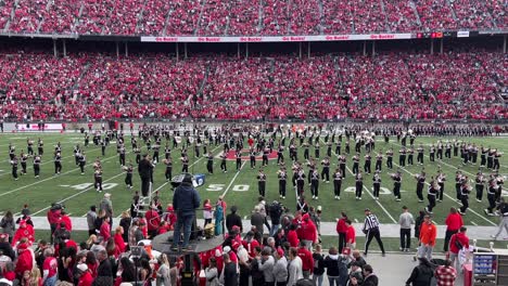 Ohio-State-Marching-on-the-football-field
