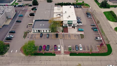 Aerial-of-Recreational-Dispensary-in-Mundelein---Cannabis-store