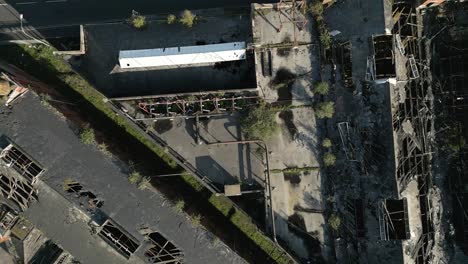 Derelict-Building-Aerial-Birds-Eye-View-Industrial-Grimsby-Docks-Ice-Company-East-Coast-UK