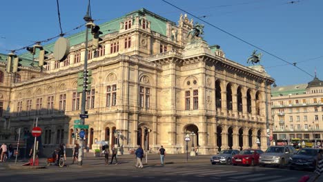 Vienna-State-Opera-is-an-opera-house-and-opera-company-based-in-Vienna,-Austria
