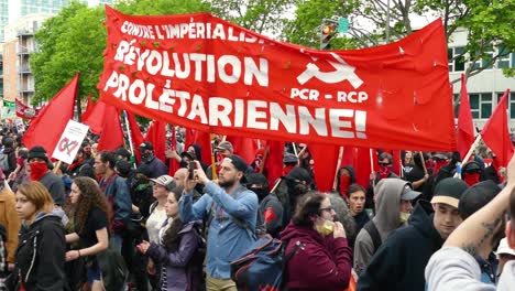 Activistas-En-La-Ciudad-De-Quebec-Se-Manifiestan-Contra-Las-Políticas-Y-Acciones-De-Las-Naciones-Del-G7