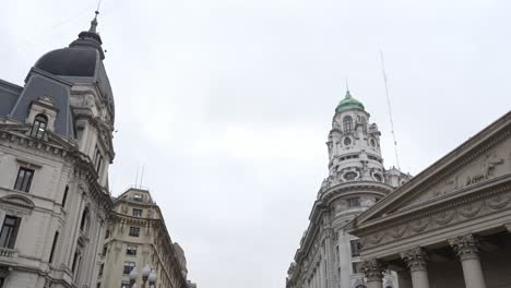 Strolling-through-Buenos-Aires,-Saenz-Peña-Avenue-and-Its-architecture