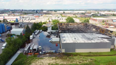 Aerial-view-of-debris-left-in-wake-of-massive-fire-at-Etobicoke-chemical-plant