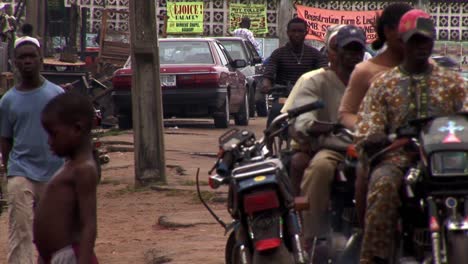 motorcycle-taxis-on-a-busy-street-in-Lagos-Nigeria