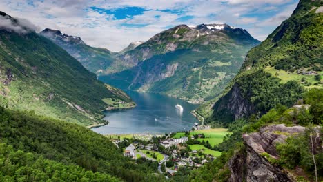 Zeitraffer,-Geirangerfjord,-Norwegen