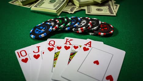 Poker-player-placing-a-bet