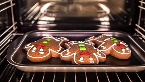 Baking-Gingerbread-man-in-the-oven.-Cooking-in-the-oven.