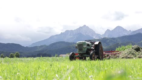 Old-tractor-in-the-Alpine-meadows