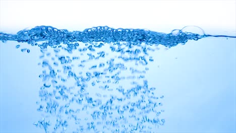 Close-up-water-in-slow-motion