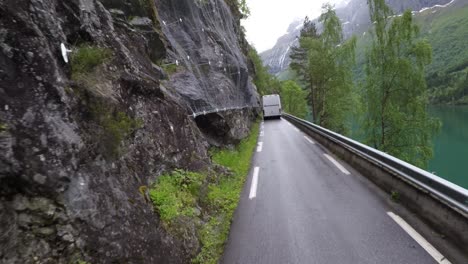 Driving-a-Car-on-a-Road-in-Norway