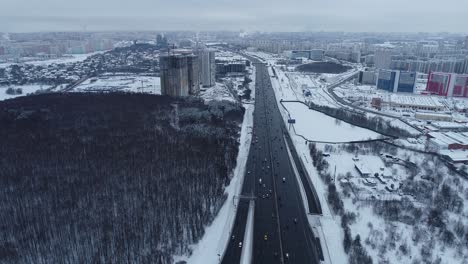 Moscow-suburb.-The-view-from-the-birds-flight