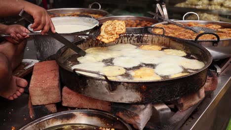 Comida-Callejera-India-Jhangri-Frito-O-Jalebi.-Estado-De-Rajasthan-En-El-Oeste-De-La-India.