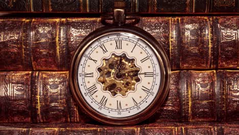 Nahaufnahme-Einer-Vintage-Uhr