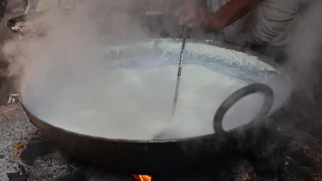 Almond-milk-Indian-street-food-Rajasthan-state-in-western-India.