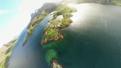 Aerial-footage-mini-planet-Beautiful-Nature-Norway.