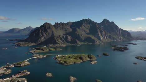 Henningsvaer-Lofoten-is-an-archipelago-in-the-county-of-Nordland,-Norway.