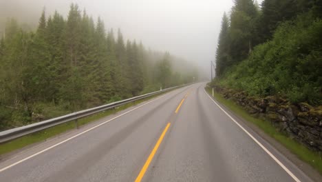 Fog-on-a-Norway-road.-POV-car-trip.