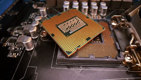 Nahaufnahme-Des-CPU-Chip-Computer-Zentralprozessors.-Modernes-Computertechnologiekonzept.
