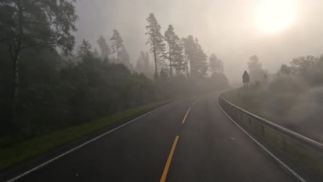 Fog-on-a-Norway-road.-POV-car-trip.-Vehicle-point-of-view-Driving-a-Car-on-a-Road-in-Norway.