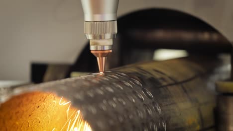 CNC-Laser-and-gas-cutting-of-metal,-modern-industrial-technology.