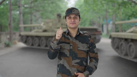 Happy-Indian-army-man-showing-thumbs-up
