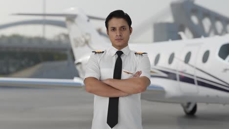 Portrait-of-Indian-male-pilot
