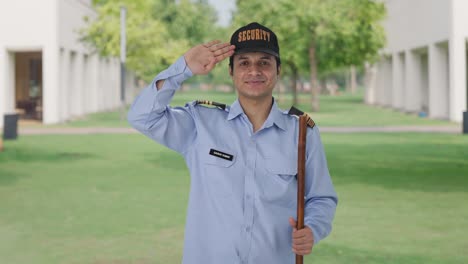 Happy-Indian-security-guard-saluting-someone