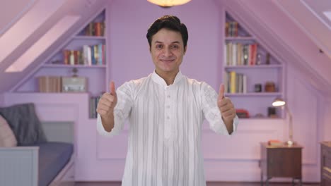 Indian-man-showing-thumbs-up