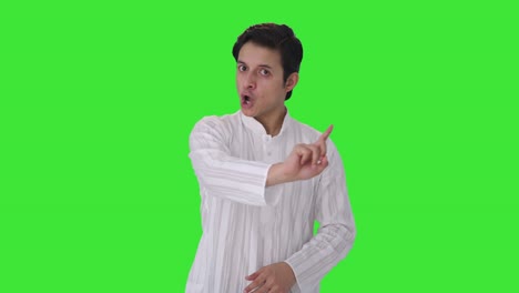 Angry-Indian-man-stopping-and-saying-No-Green-screen
