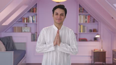 Young-Indian-man-doing-Namaste