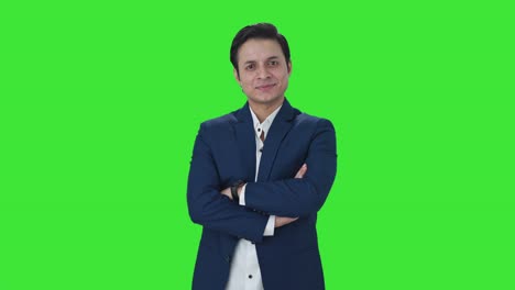 Portrait-of-Happy-Indian-businessman-Green-screen