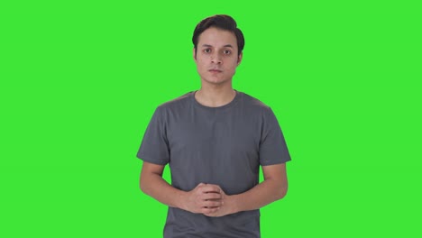 Angry-Indian-man-staring-at-the-camera-Green-screen