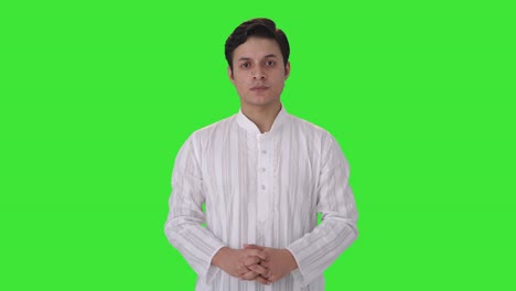 Angry-Indian-man-looking-at-the-camera-Green-screen