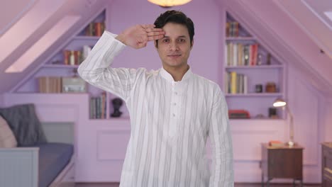 Proud-Indian-man-saluting-on-the-camera