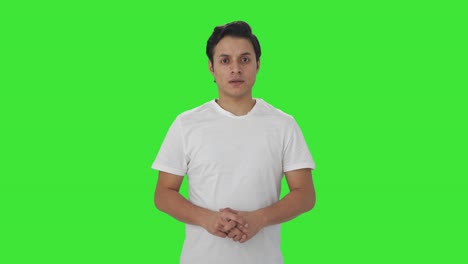Indian-man-looking-at-the-camera-Green-screen