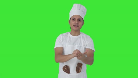 Angry-Indian-professional-shouting-on-someone-Green-screen