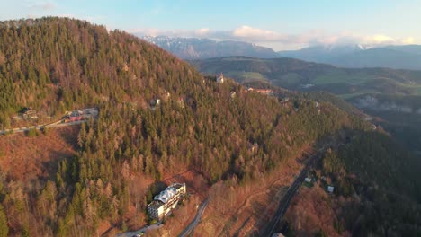 Luftaufnahme-Der-Berge-Im-Sommer-Am-Semmering,-Österreich