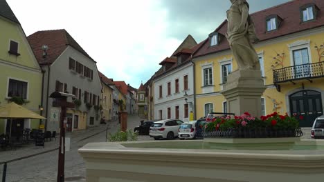 Fountain-of-Main-Square-if-Spitz-an-der-Donau-market-town