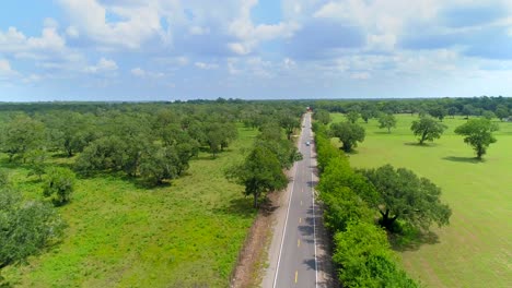 Aerial-Texas-Road-Flat-Countryside-4K