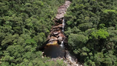 Calisto-Wasserfall,-Vale-Do-Pati,-Chapada-Diamantina,-Bahia,-Brasilien