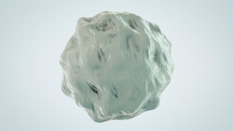 Snow-Sphere-In-White-Background---animation
