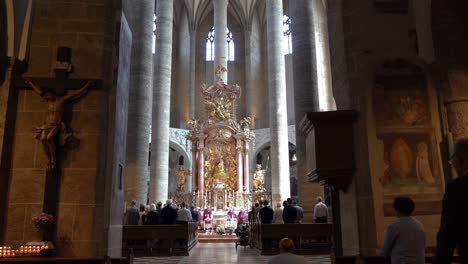 Mass-Held-Inside-of-Franciscan-Church
