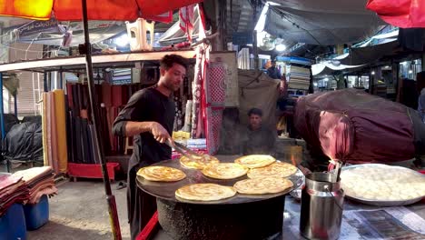 Cooking-Afghani-Paratha