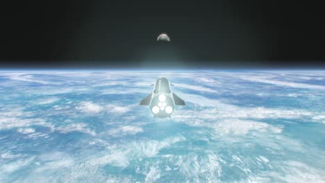 Cohete-En-El-Espacio