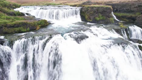 Reykjafoss-waterfall-presents-itself-as-a-powerful-cascade-of-water